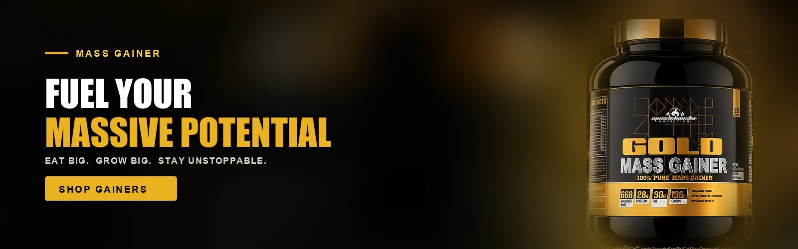 Fuel Your Massive Potential — Gold Mass Gainer